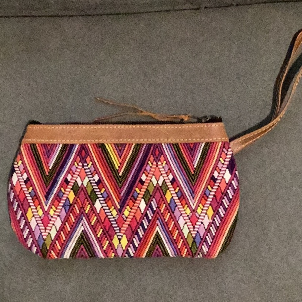 Multicolor Patterned Women's Clutch